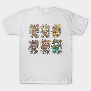 basketball animal collection T-Shirt